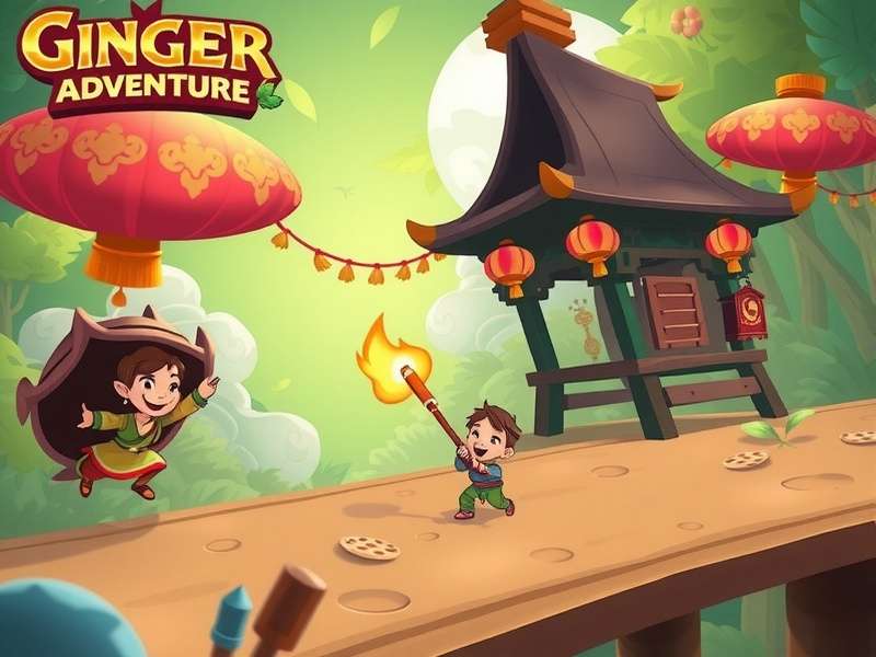 Ginger Spring Adventure character artwork